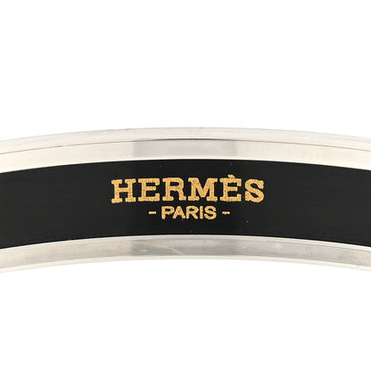 Hermes Enamel Printed Narrow Les Cannes Bracelet 70 Arts and Crafts 3 of 3