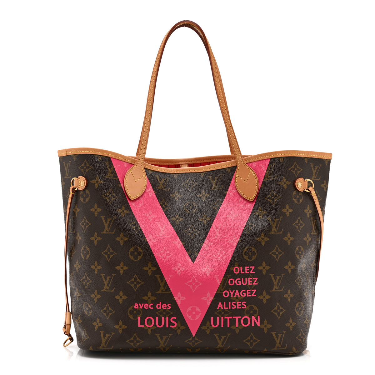Monogram V Neverfull MM Grenade