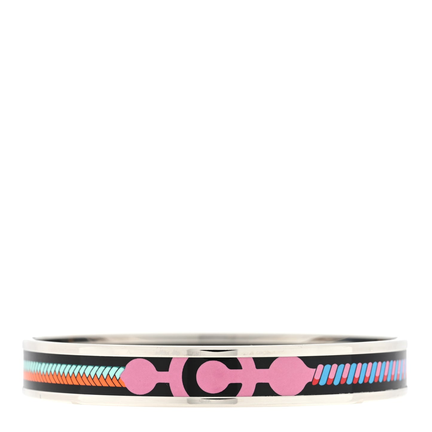 Enamel Printed Narrow Les Cannes Bracelet 70 Arts and Crafts