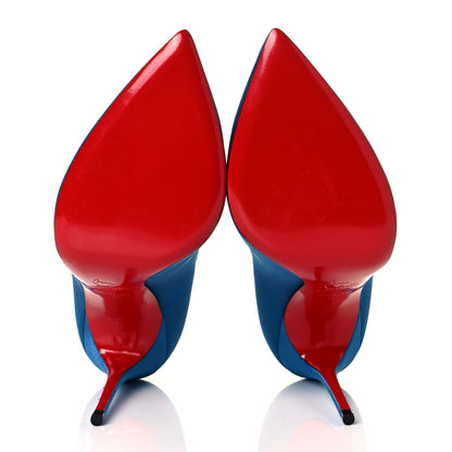 Christian Louboutin Satin Corneille 100 Pumps 40 Positano 5 of 8