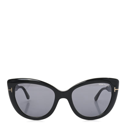 Tom Ford Acetate Anya Cat Eye Sunglasses TF762 Black 2 of 7