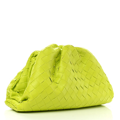 Bottega Veneta Nappa Intrecciato Teen Pouch Acid Kiwi 3 of 10