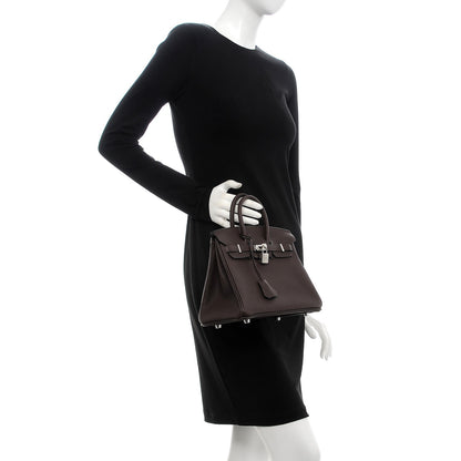 Hermes Togo Birkin 25 Chocolate 2 of 34