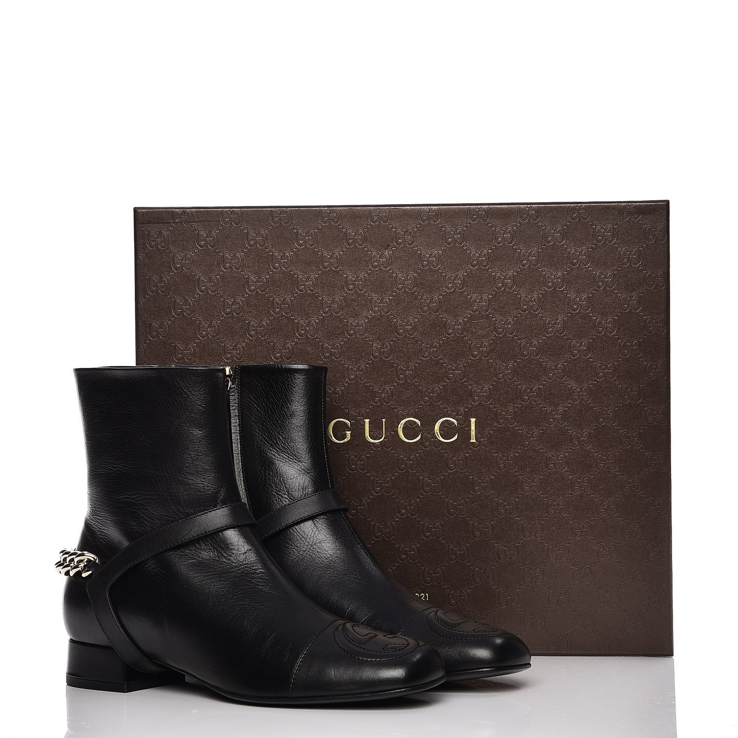 Calfskin Soho Boot 38.5 Nero Black