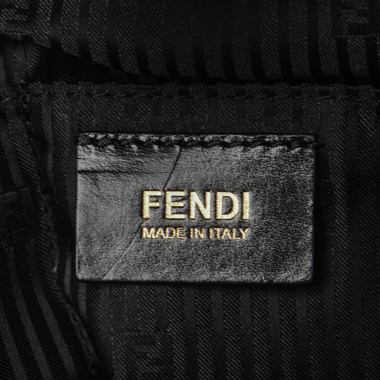 Fendi Vitello Elite Regular 2Jours Tote Black 6 of 6