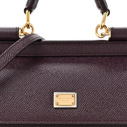 Dolce & Gabbana Dauphine Mini Miss Sicily Bag Burgundy 7 of 9
