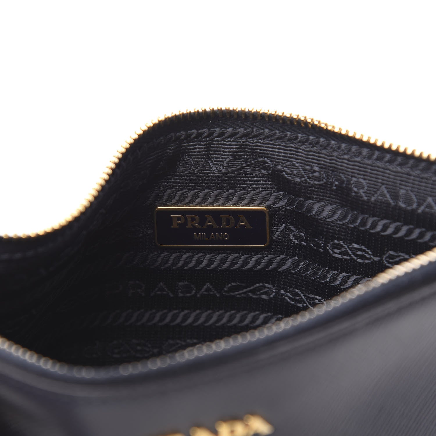 Prada Saffiano Pochette Bag Baltico 6 of 10