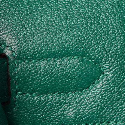 Hermes Togo Birkin 30 Malachite 12 of 28