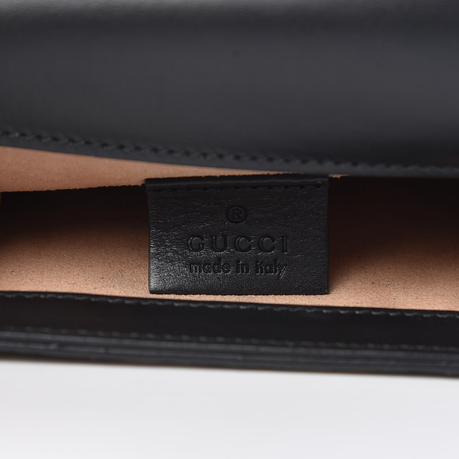 Gucci GG Supreme Monogram Small Osiride Shoulder Bag Black Gold 6 of 13