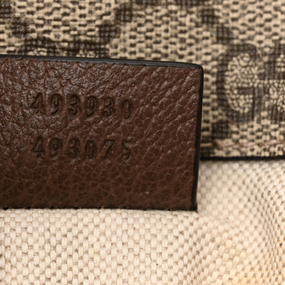 Gucci GG Supreme Monogram Neo Vintage Web Belt Bag Brown 7 of 14