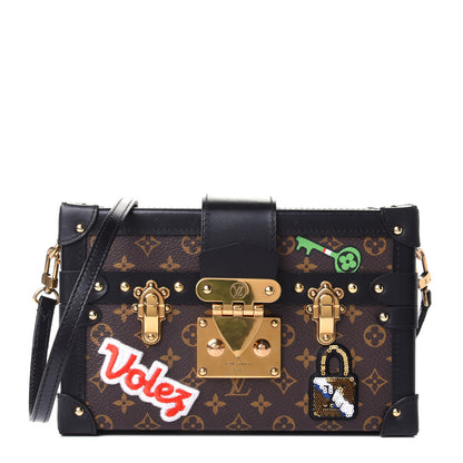 Louis Vuitton Monogram Patches Petite Malle Black 1 of 3
