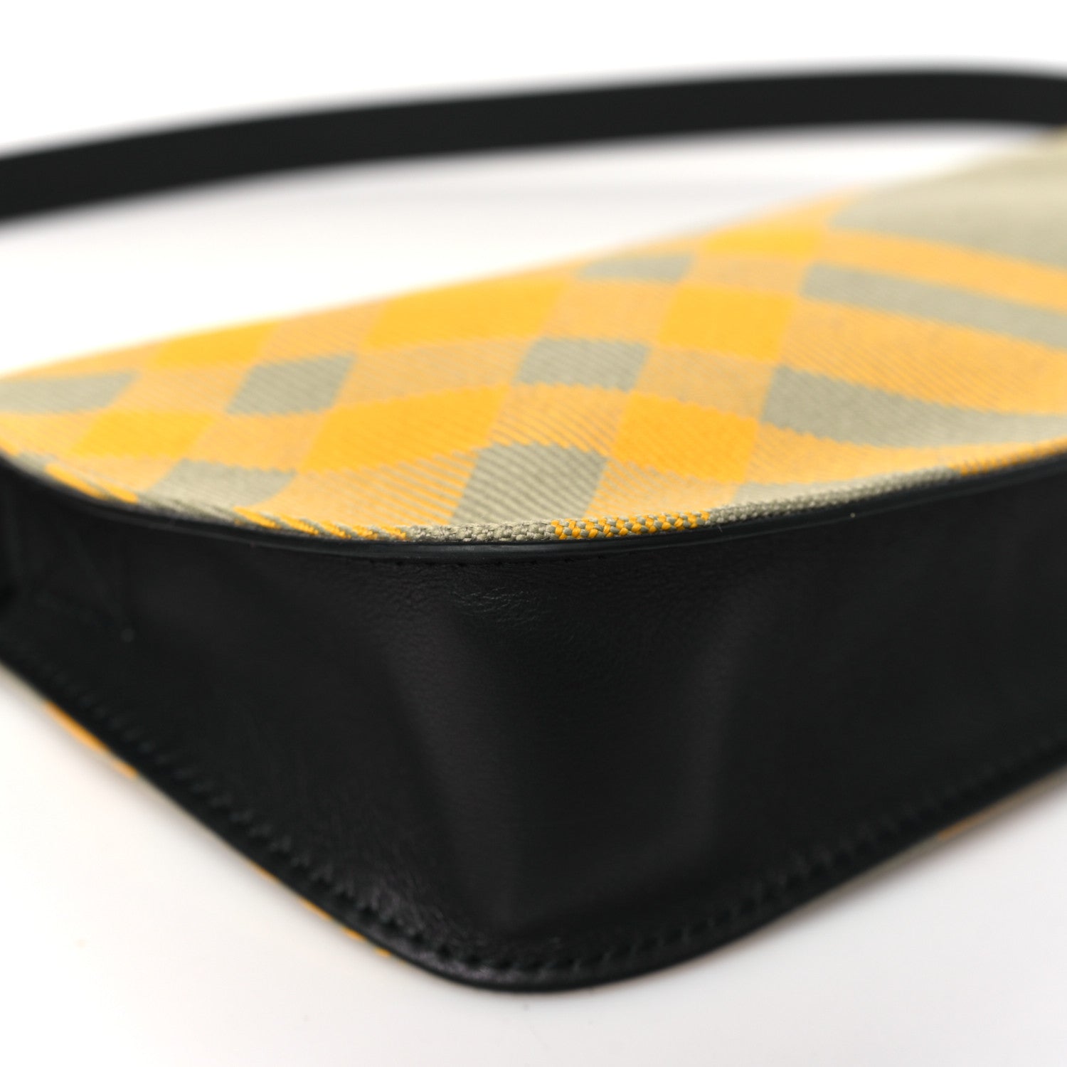 Burberry Calfskin Check Mini Shield Sling Bag Hunter 10 of 10