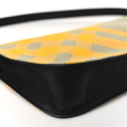Burberry Calfskin Check Mini Shield Sling Bag Hunter 10 of 10