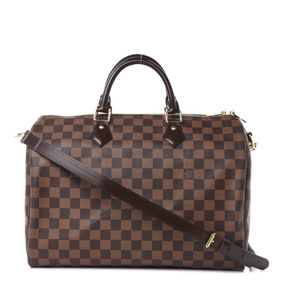 Louis Vuitton Damier Ebene Speedy Bandouliere 35 1 of 10