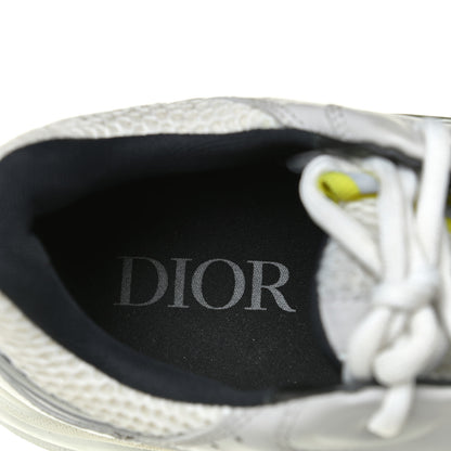 Christian Dior Technical Mesh Calfskin Mens B22 Sneakers 43 White Yellow 12 of 18
