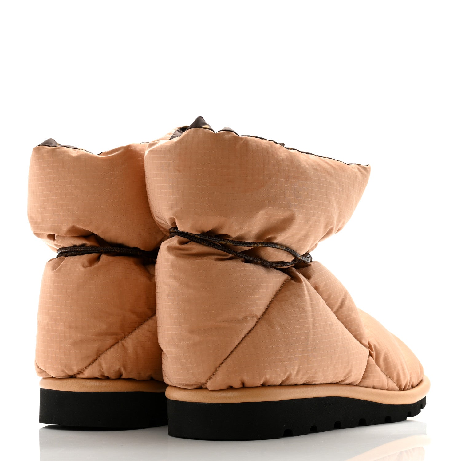 Louis Vuitton Nylon Monogram Pillow Comfort Ankle Boot 38 Beige 4 of 7