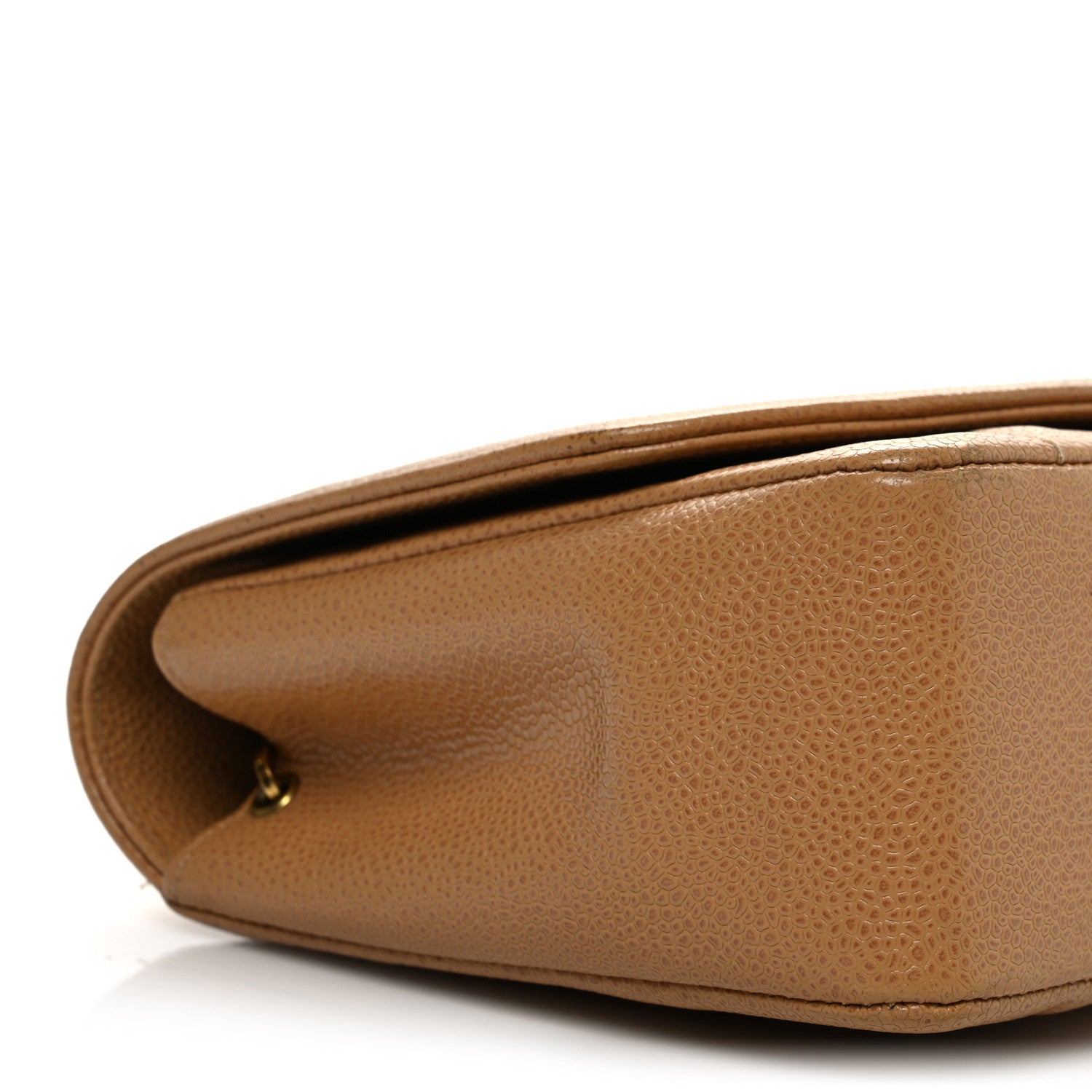 Chanel Caviar Quilted Medium Single Flap Beige 9 of 12