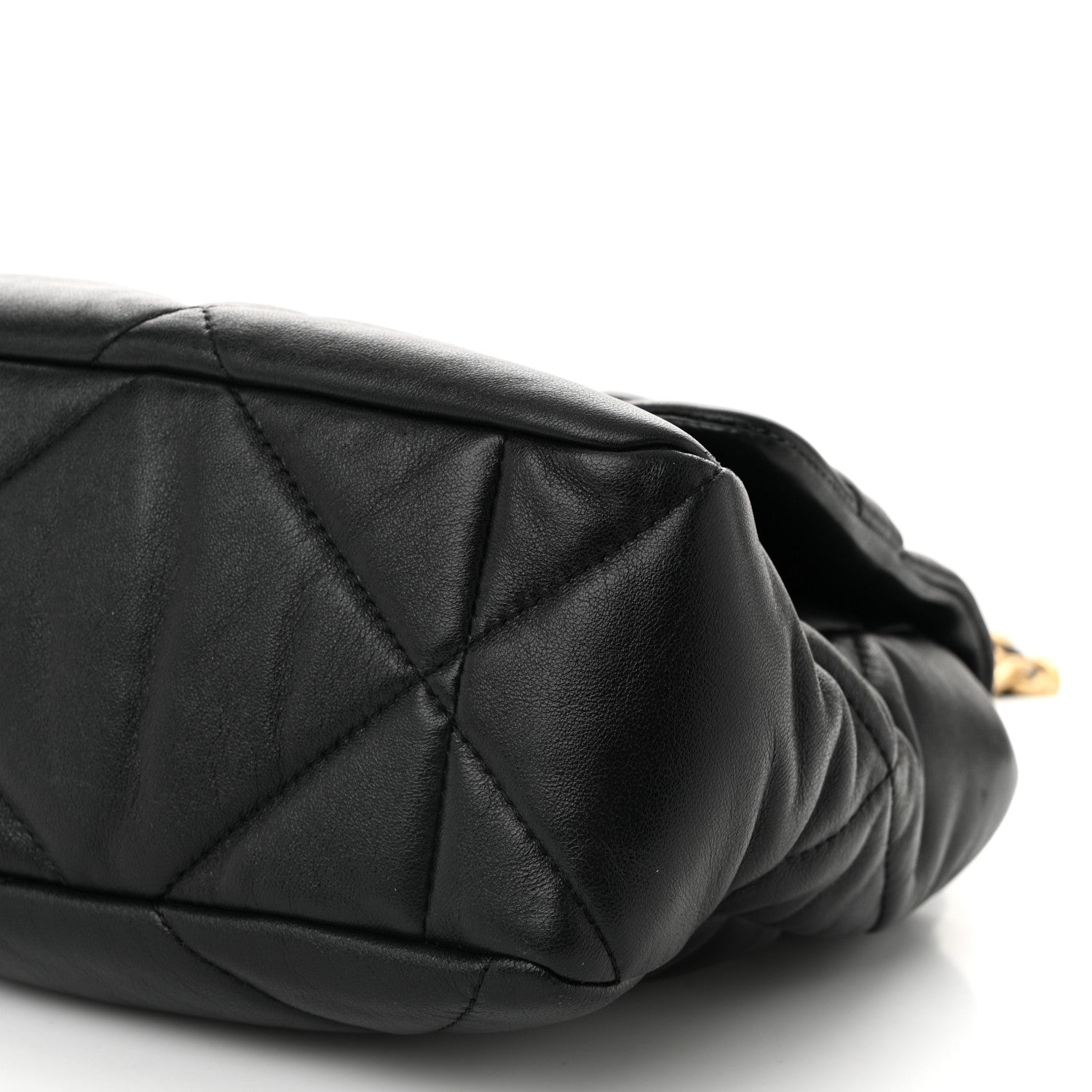 Chanel Lambskin Quilted Large Chanel 19 Flap Black 10 of 10