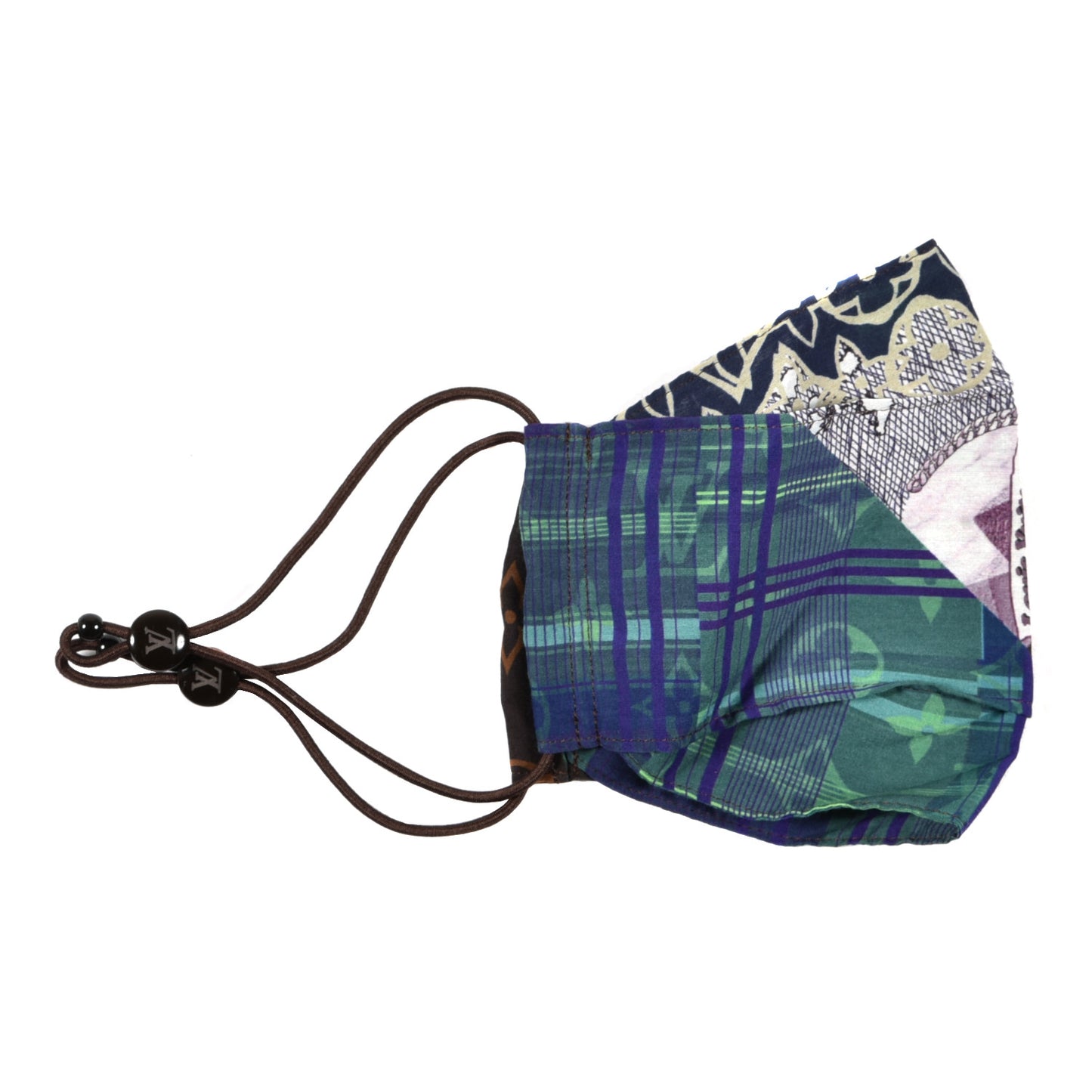 Monogram LV Collage Mask Cover Multicolor