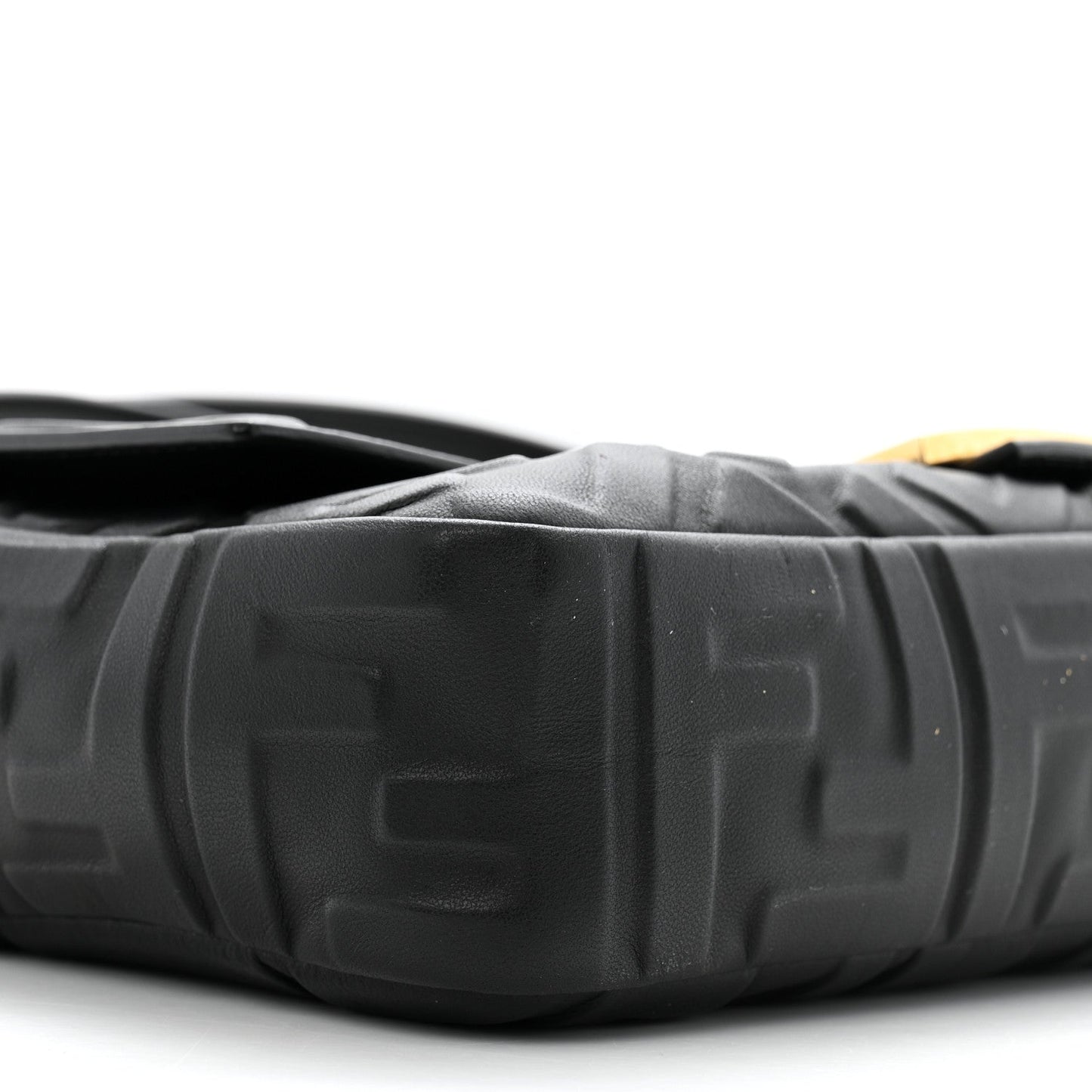 Nappa FF 1974 Embossed Baguette Black