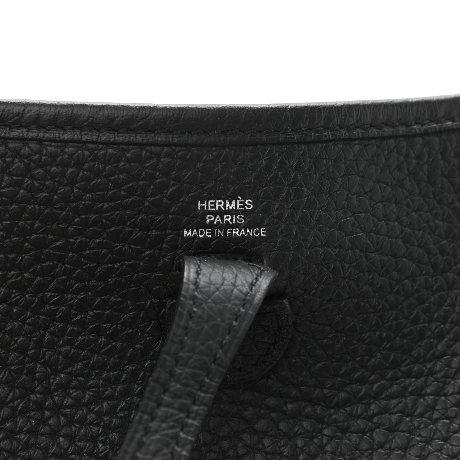 Hermes Taurillon Clemence Evelyne TPM Black 6 of 11