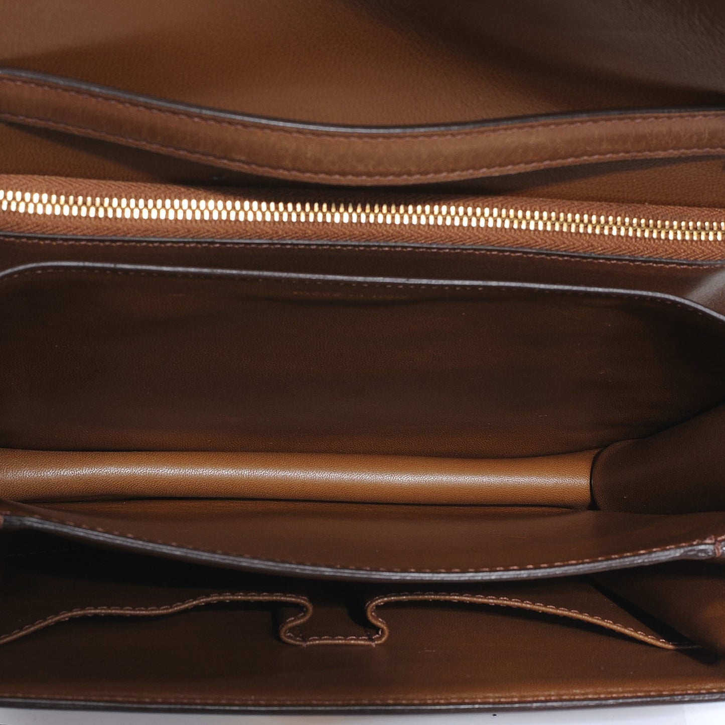 Leather Medium Classic Box Flap Bag Camel