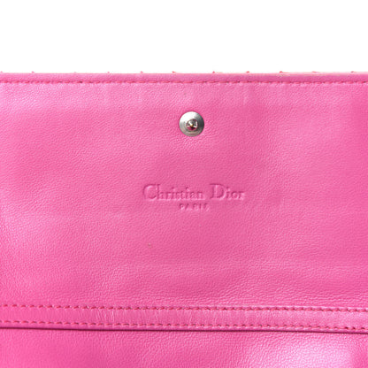 Christian Dior Patent Cannage Rendezvous Chain Wallet Coral 7 of 7