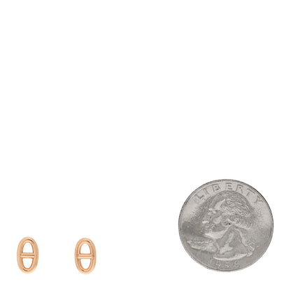 Hermes 18K Rose Gold TPM Farandole Stud Earrings 2 of 5