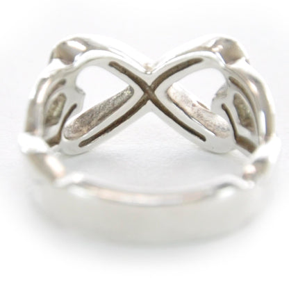 Tiffany Sterling Silver Paloma Picasso Double Loving Heart Ring 8 6 of 6