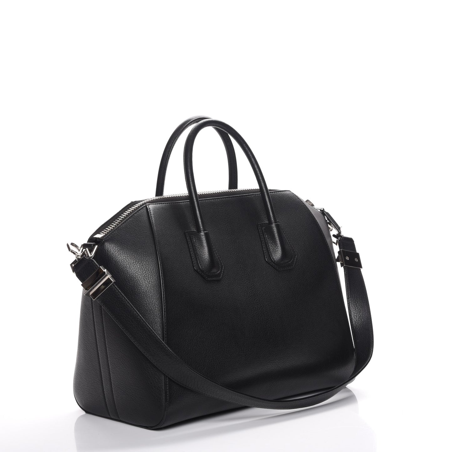 Sugar Goatskin Medium Antigona Black