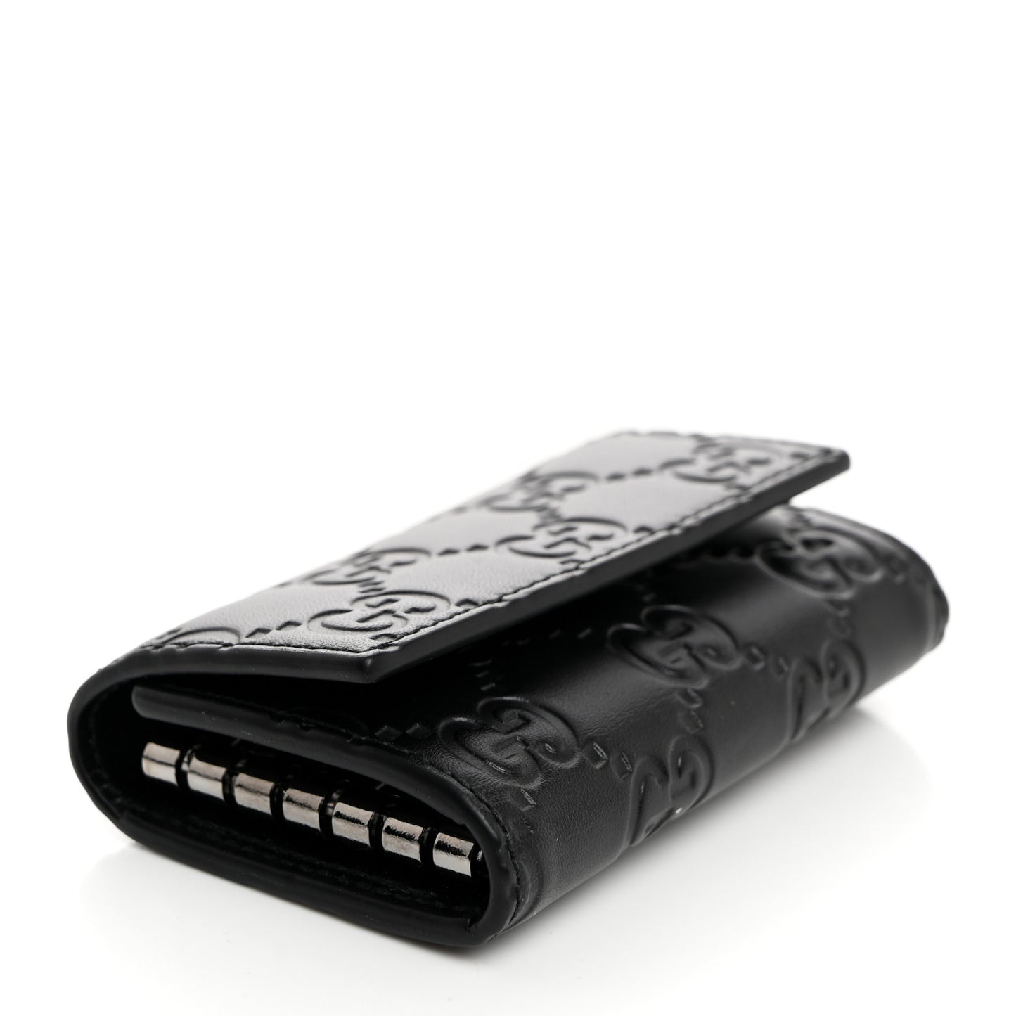 Microguccissima 6 Key Holder Case Black