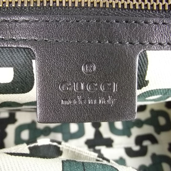 Guccissima Medium Babouska Dome Bag Black
