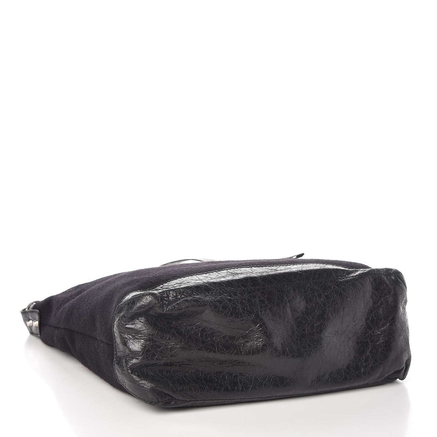 Agneau Wool Day Messenger Black