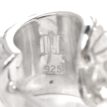 John Hardy Sterling Silver Basket Weave Huggie Earrings 3 of 4