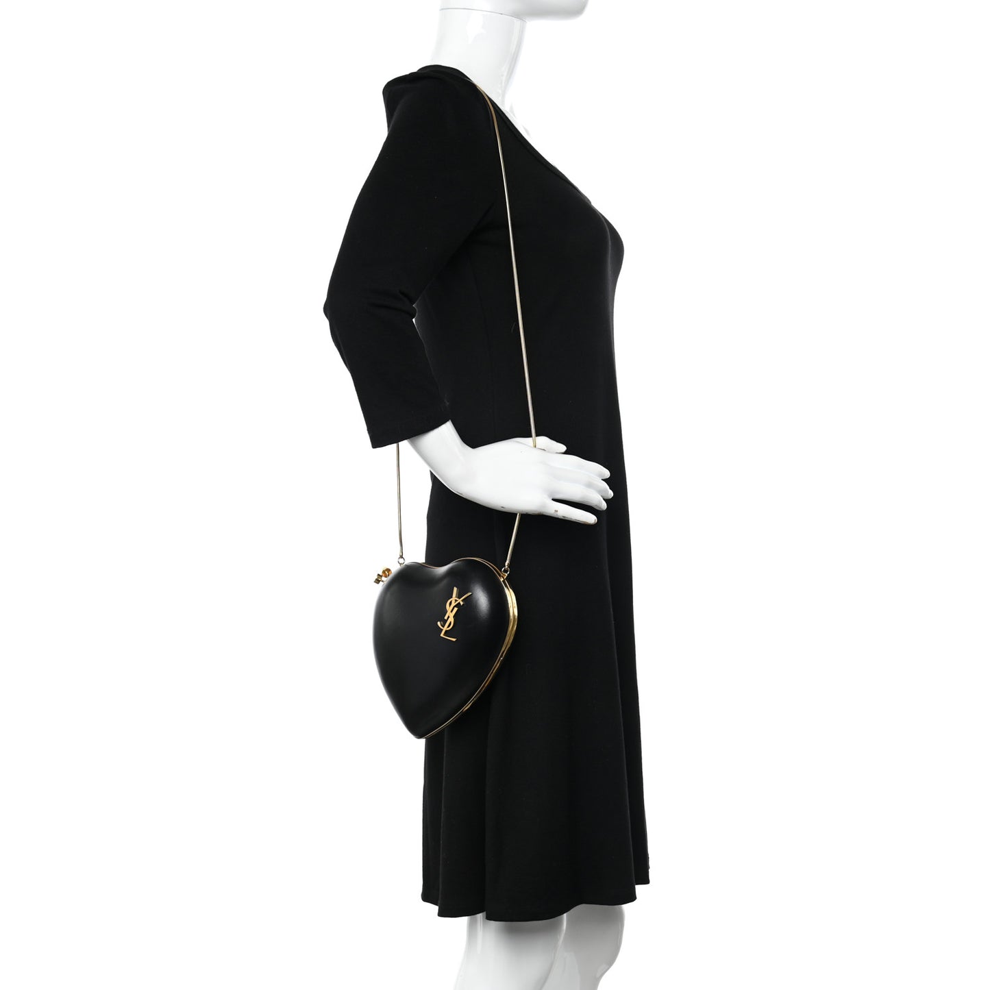 Calfskin Monogram Love Box Bag Black