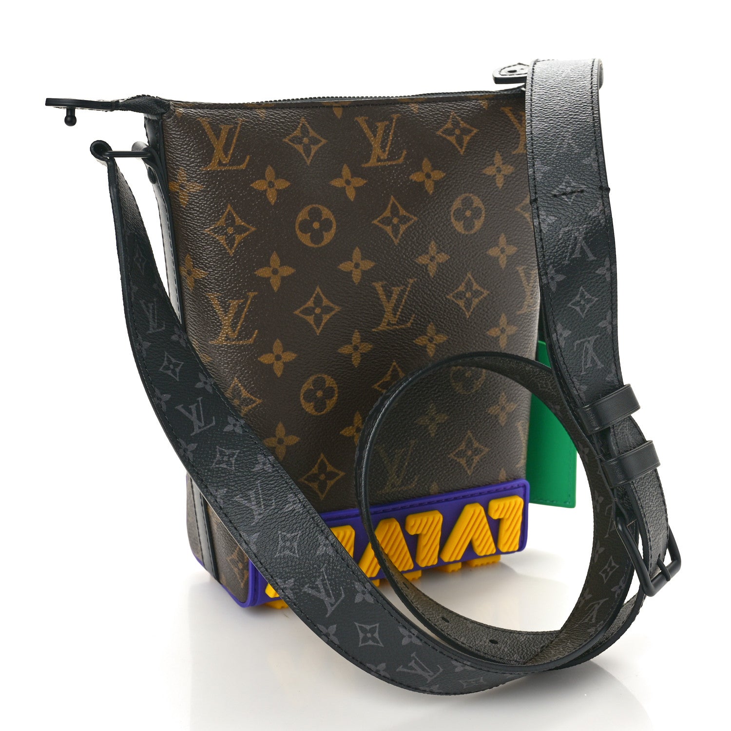 Louis Vuitton Monogram LV Rubber Cruiser Messenger Multicolor 3 of 10
