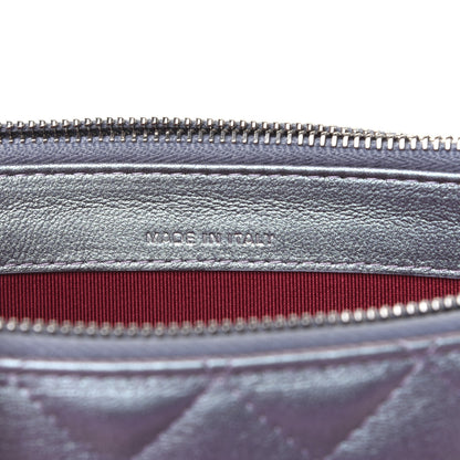 Chanel Iridescent Lambskin Calfskin Quilted Small Gabrielle Clutch With Chain Light Purple 10 of 13