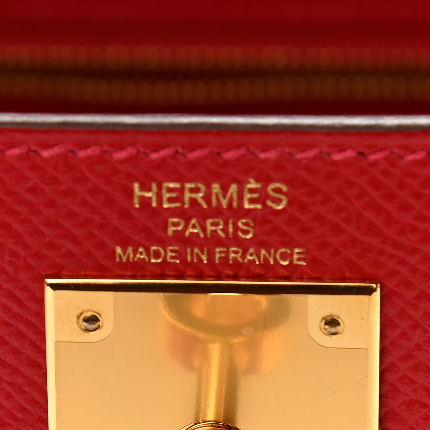 Hermes Epsom Kelly Sellier 28 Rouge Casaque 6 of 11