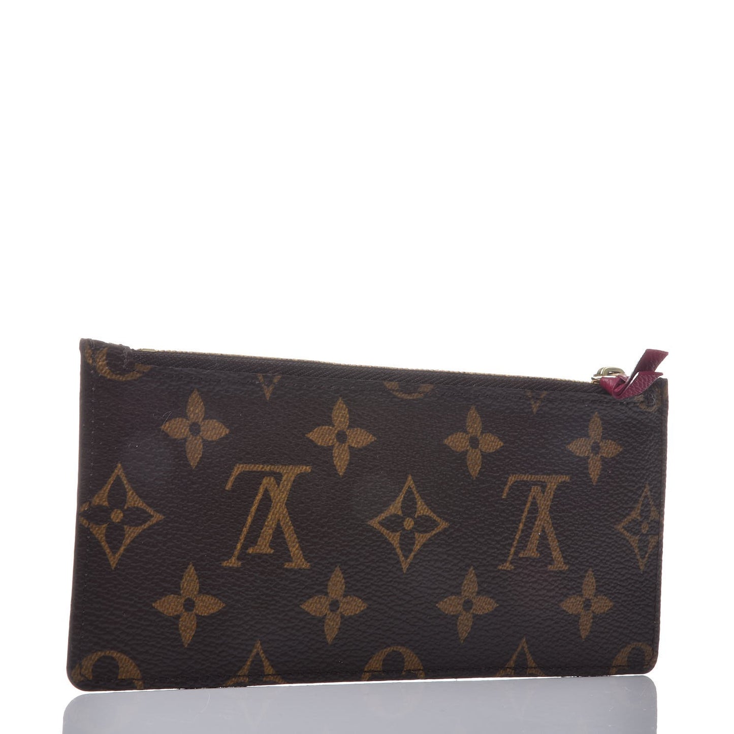 Monogram Josephine Wallet Zippered Insert Fuchsia