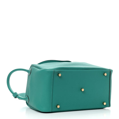 Hermes Taurillon Clemence Lindy 30 Vert Verone 4 of 9
