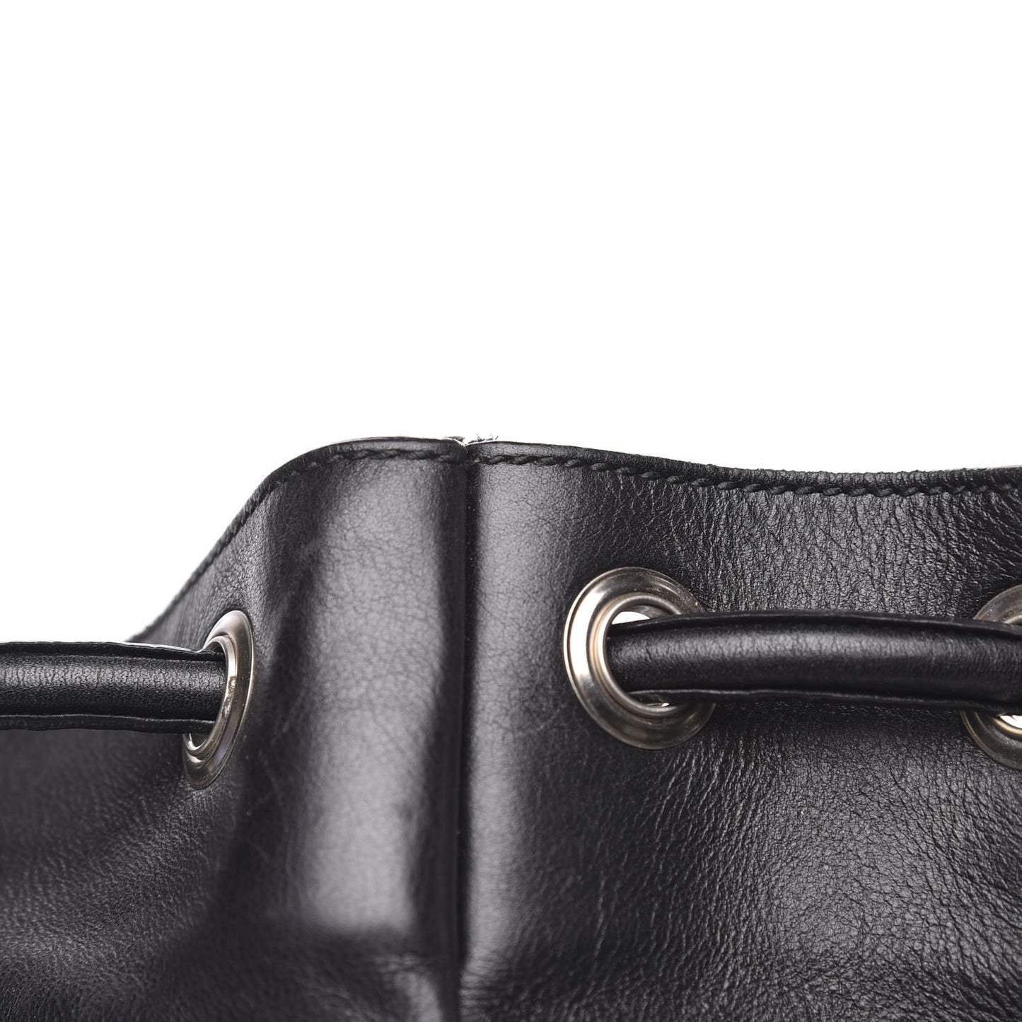 Smooth Calfskin Roc Sack Backpack Black