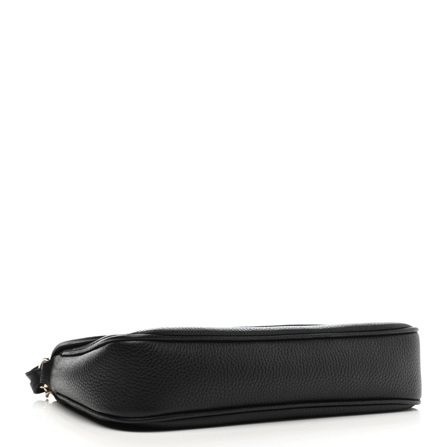 Gucci Pebbled Calfskin Medium Soho Flap Crossbody Black 4 of 12