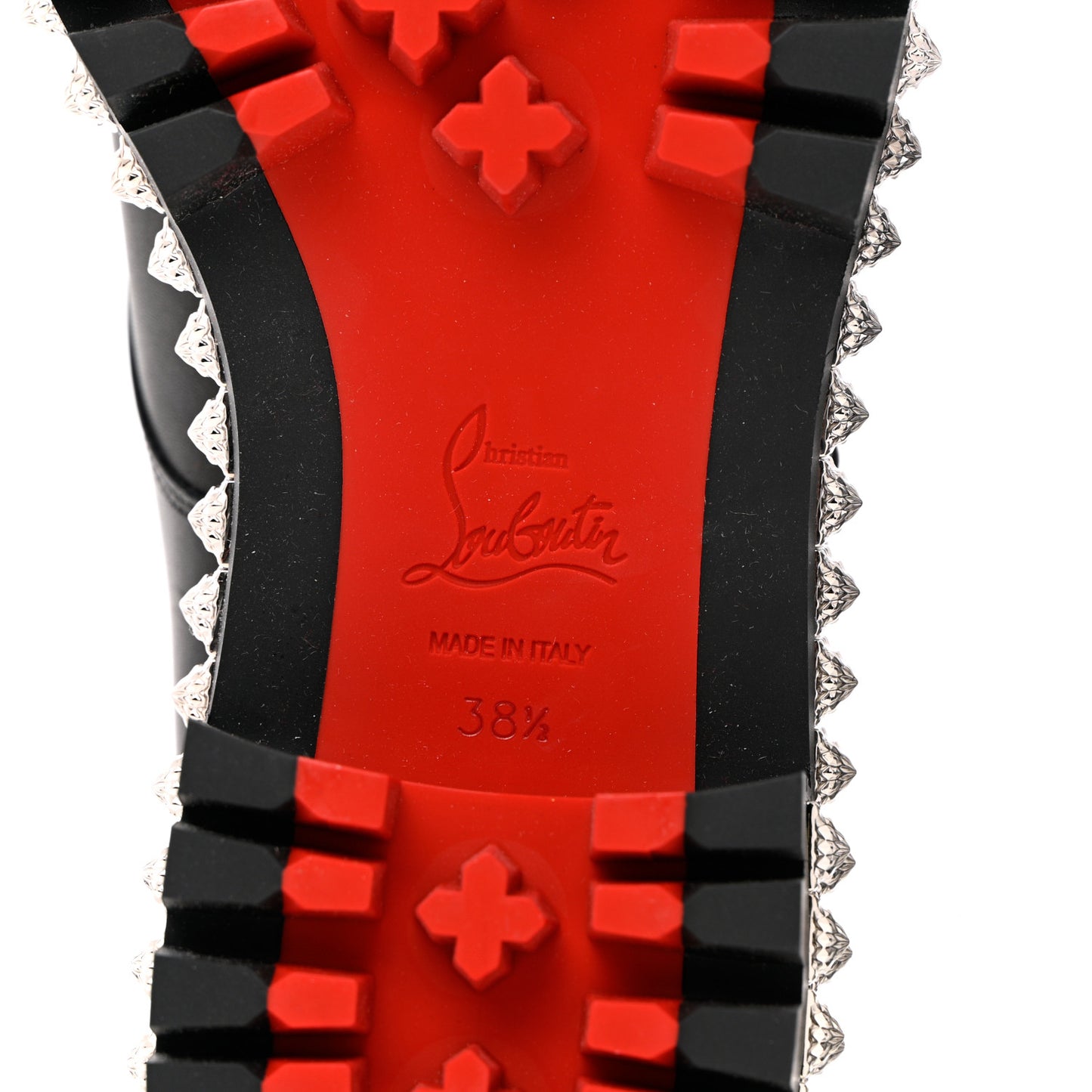 Spikes Combat Boots 38.5 Black