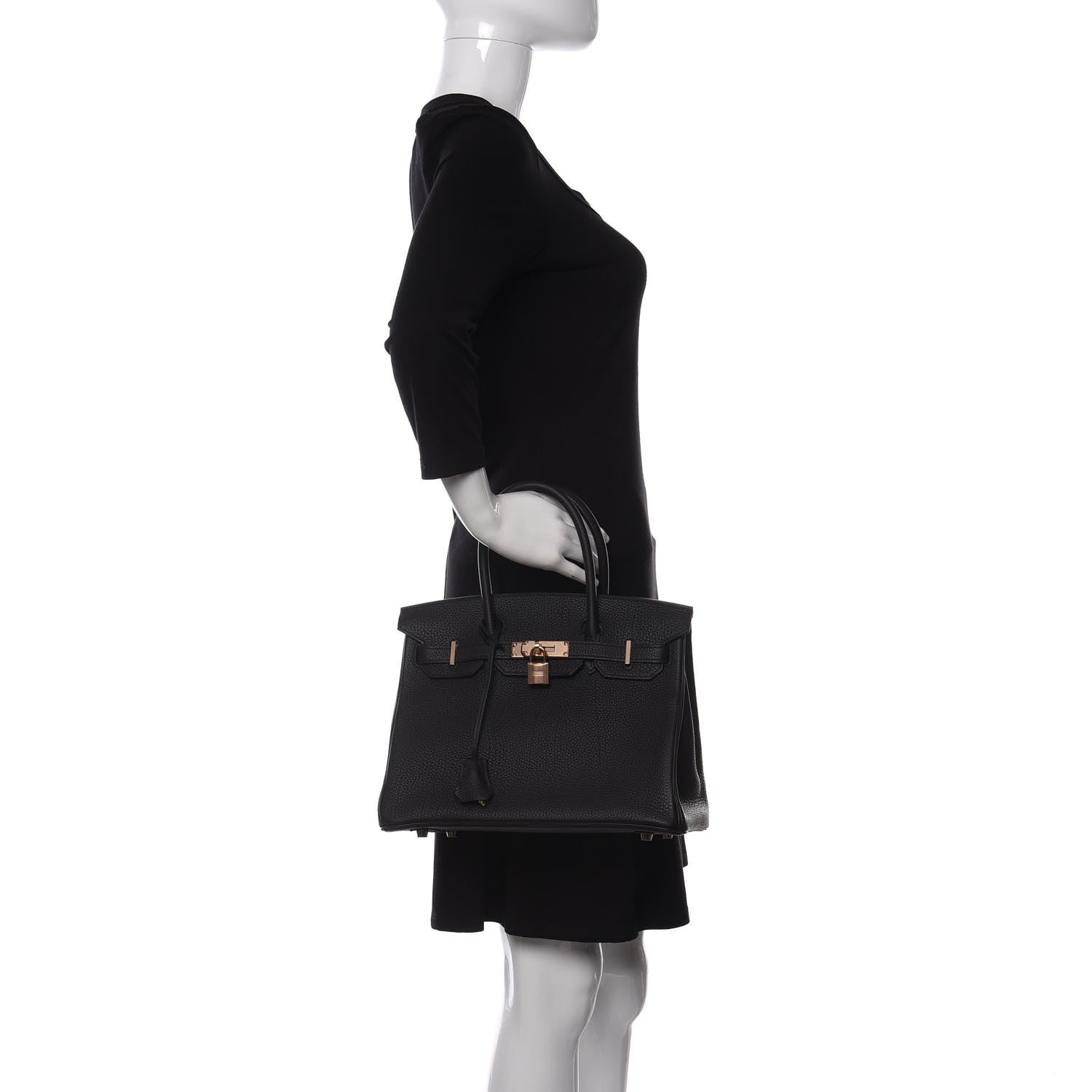 Hermes Togo Birkin 30 Black 2 of 11