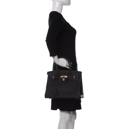 Hermes Togo Birkin 30 Black 2 of 11