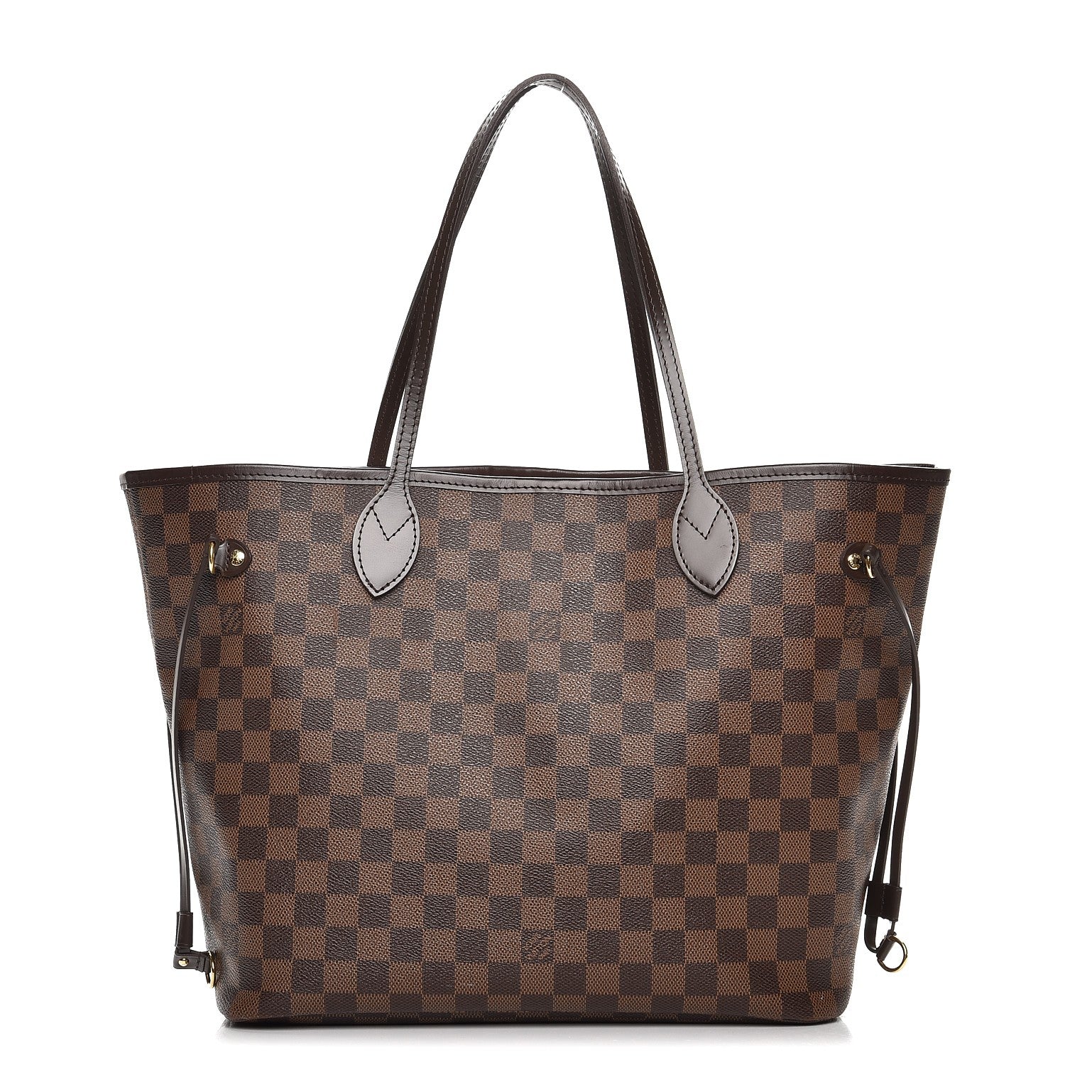 Louis Vuitton Damier Ebene Neo Neverfull MM Rose Ballerine 1 of 17