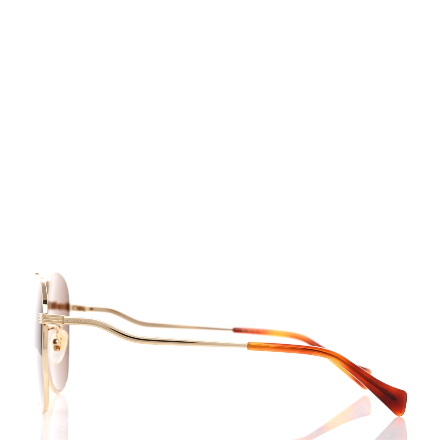 Aviator Sunglasses GG0969S Gold Brown