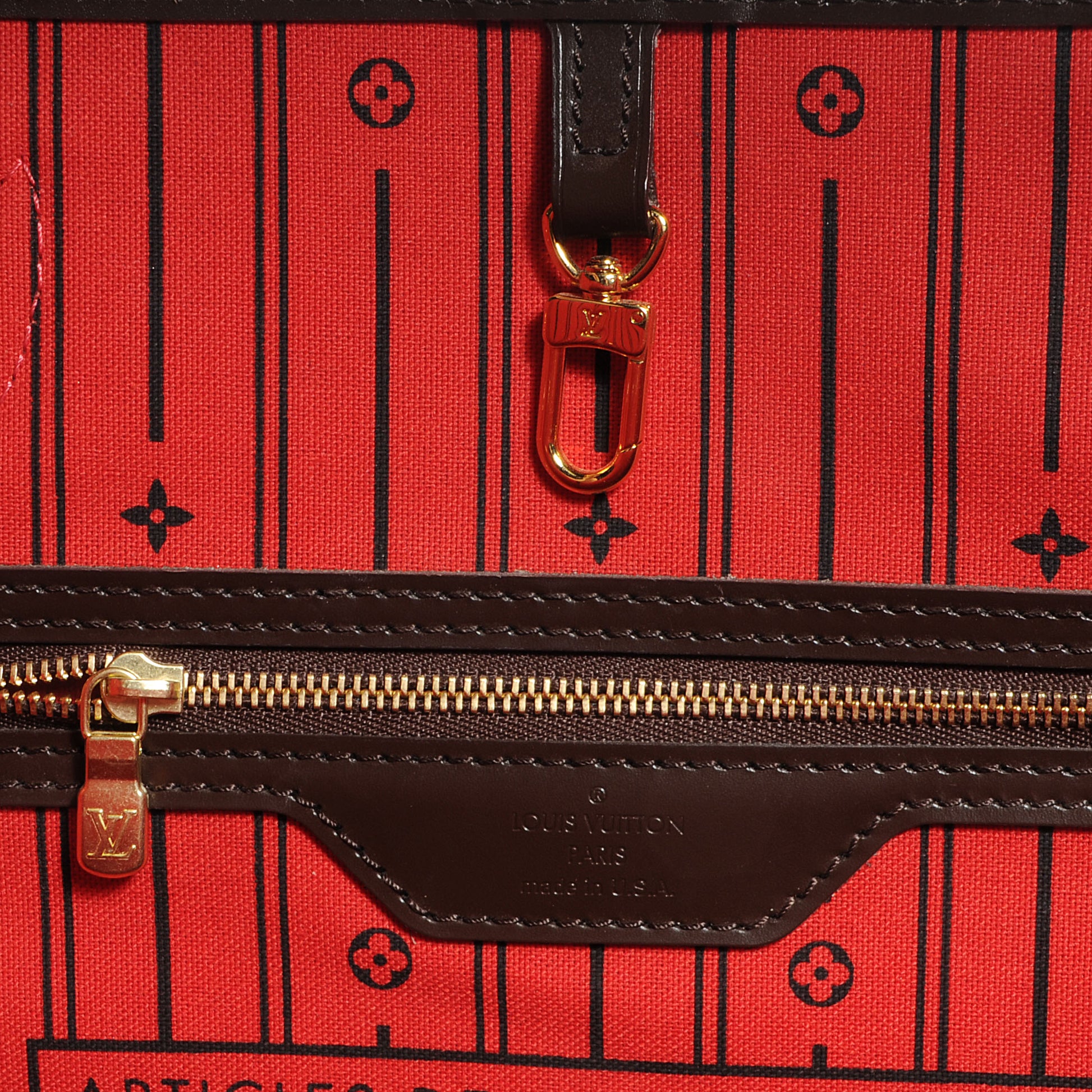 Louis Vuitton Damier Ebene Neverfull GM 7 of 8