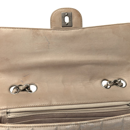 Chanel Nylon Medium Travel Flap Light Beige 11 of 11