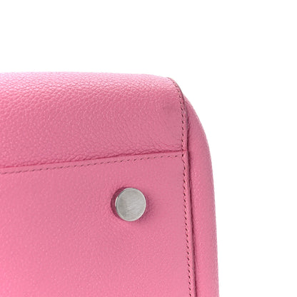 Saint Laurent Grained Calfskin Small Cabas Rive Gauche Rose Clair 20 of 20